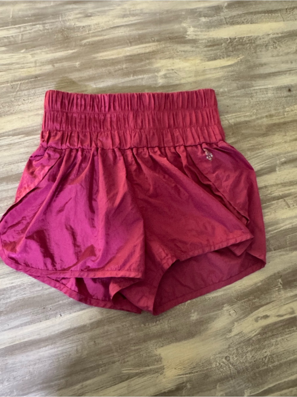 FP Movement free people High-Waist Pink Women's Athletic Shorts small